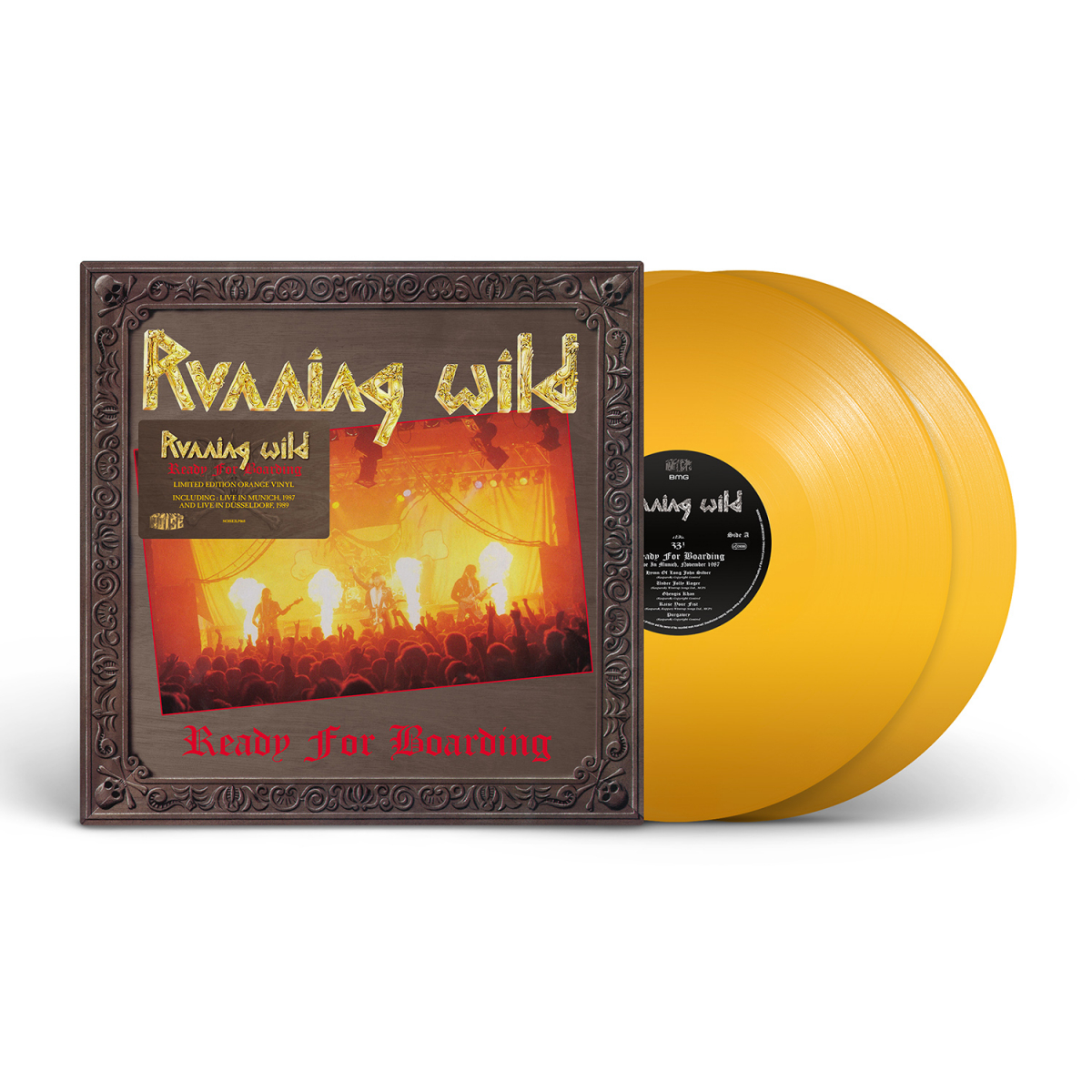 READY FOR BOARDING 2 LP VINYL  Special coloured GOLD – SIGNED BY ROCK`N`ROLF