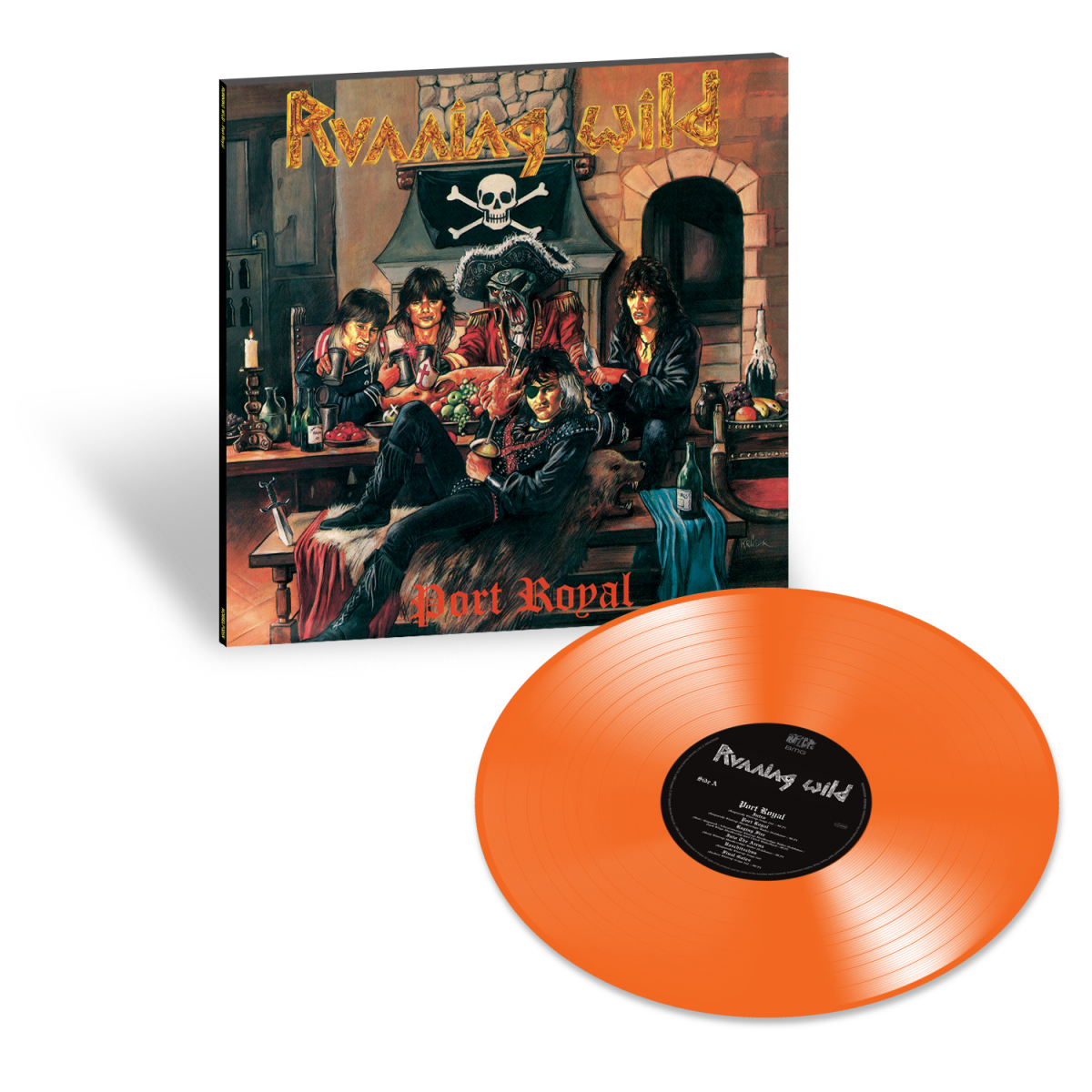 Running Wild PORT ROYAL Vinyl  Special coloured – SIGNED BY ROCK`N`ROLF