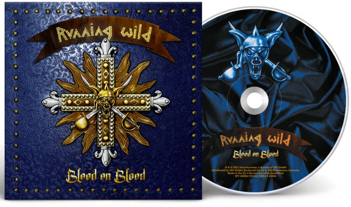 RUNNING WILD – BLOOD ON BLOOD – SIGNED BY ALL BAND MEMBERS – CD