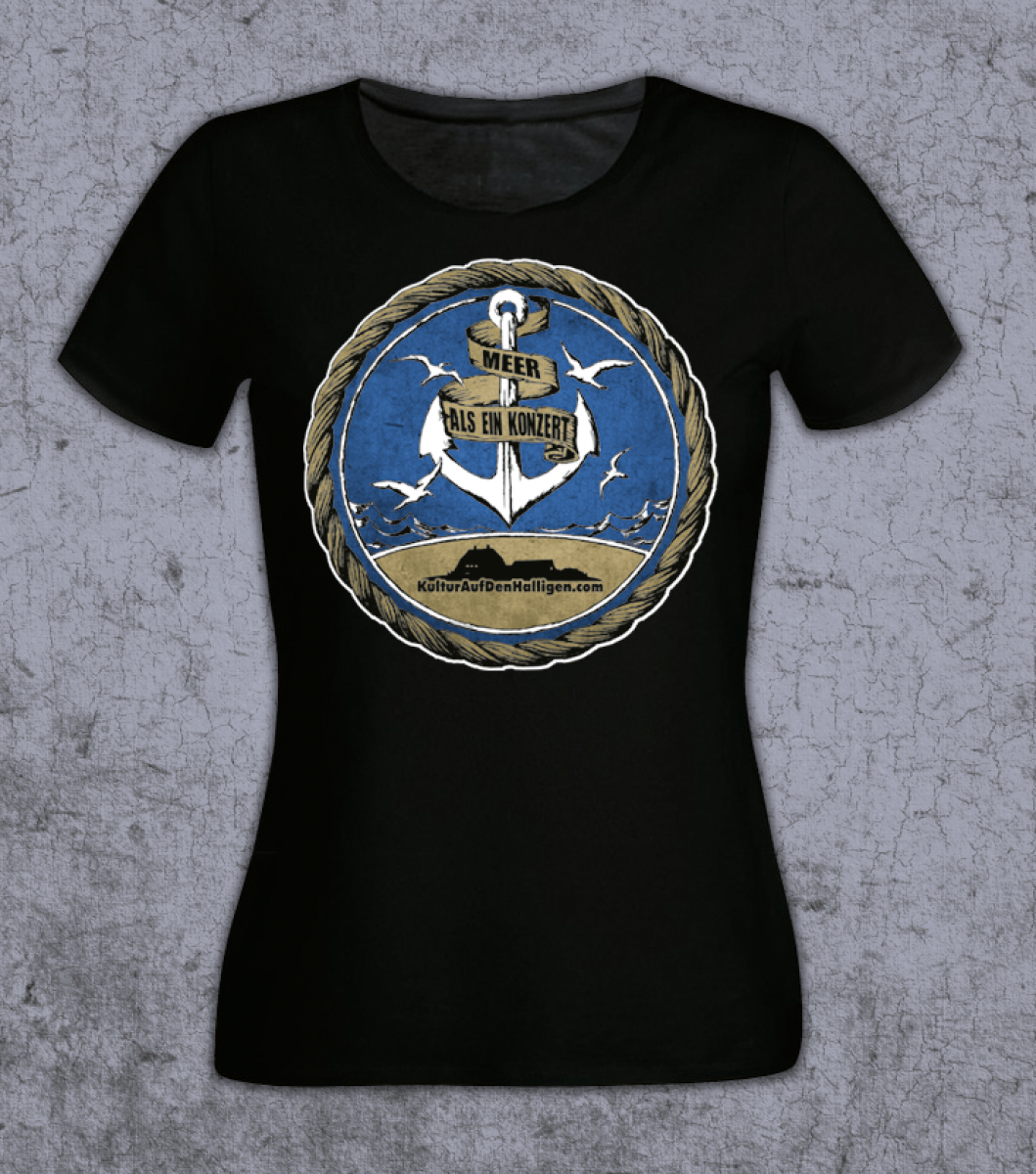 Meer als ein Konzert – Girlie Shirt (blau)
