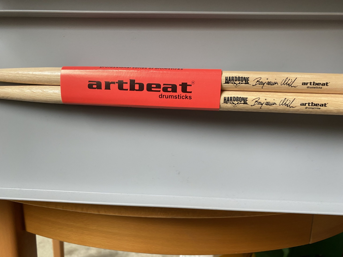 Hardbone Drumsticks – Signed Edition Benjamin Ulrich