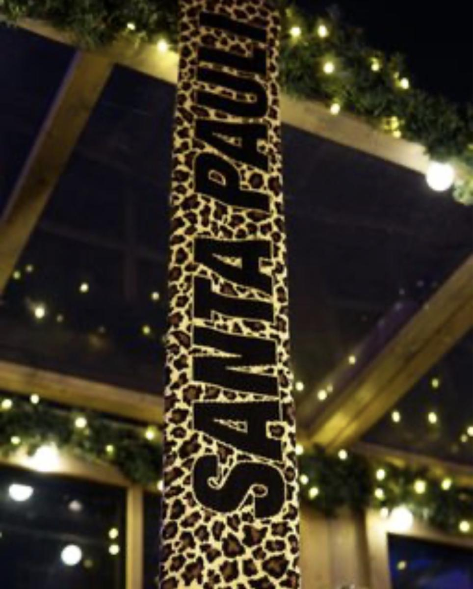 SANTA PAULI Schal - Leopard