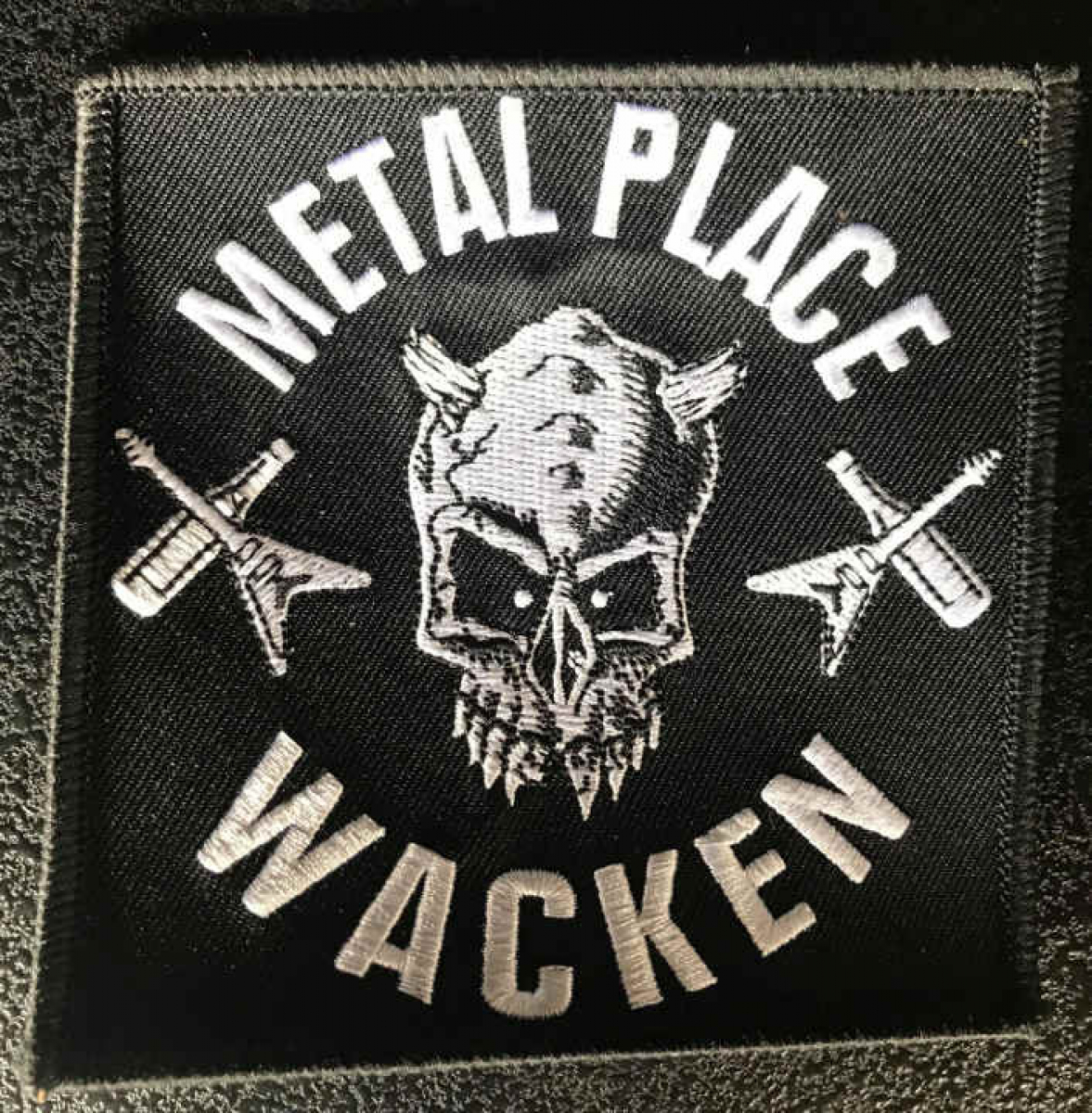 Metal Place Wacken Patch, gestickt 10x10cm