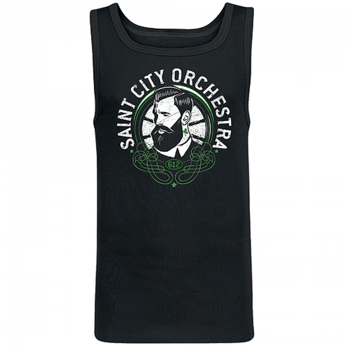 Saint City Orchestra – Tank Top Beard Guy (black)