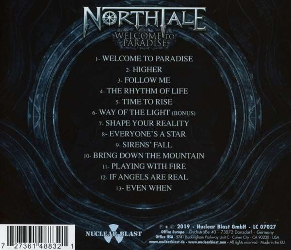 NORTHTALE – CD – Welcome to Paradise