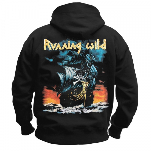 Running Wild Hoddie " Under Jolly Roger "