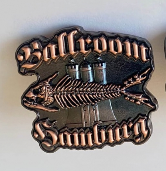 BALLROOM HAMBURG 3D Metal Pin (Butterfly) – Kupfer