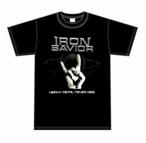 Iron Savior “Heavy Metal Never Dies” T-Shirt