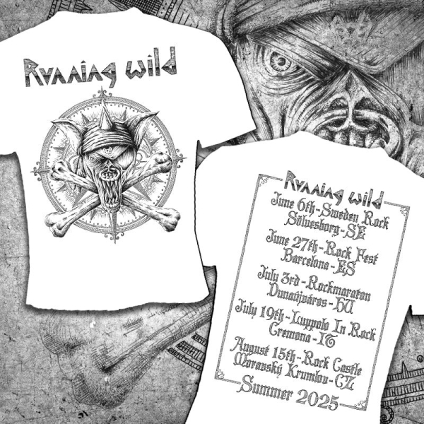 Running Wild " Tour 2025 Shirt / White "