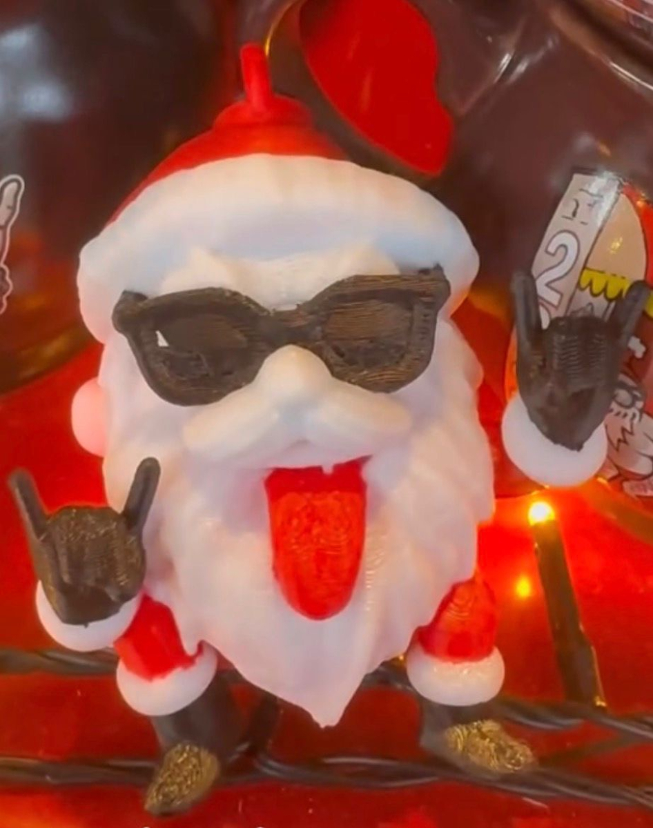 Heavy Santa Christbaumkugel