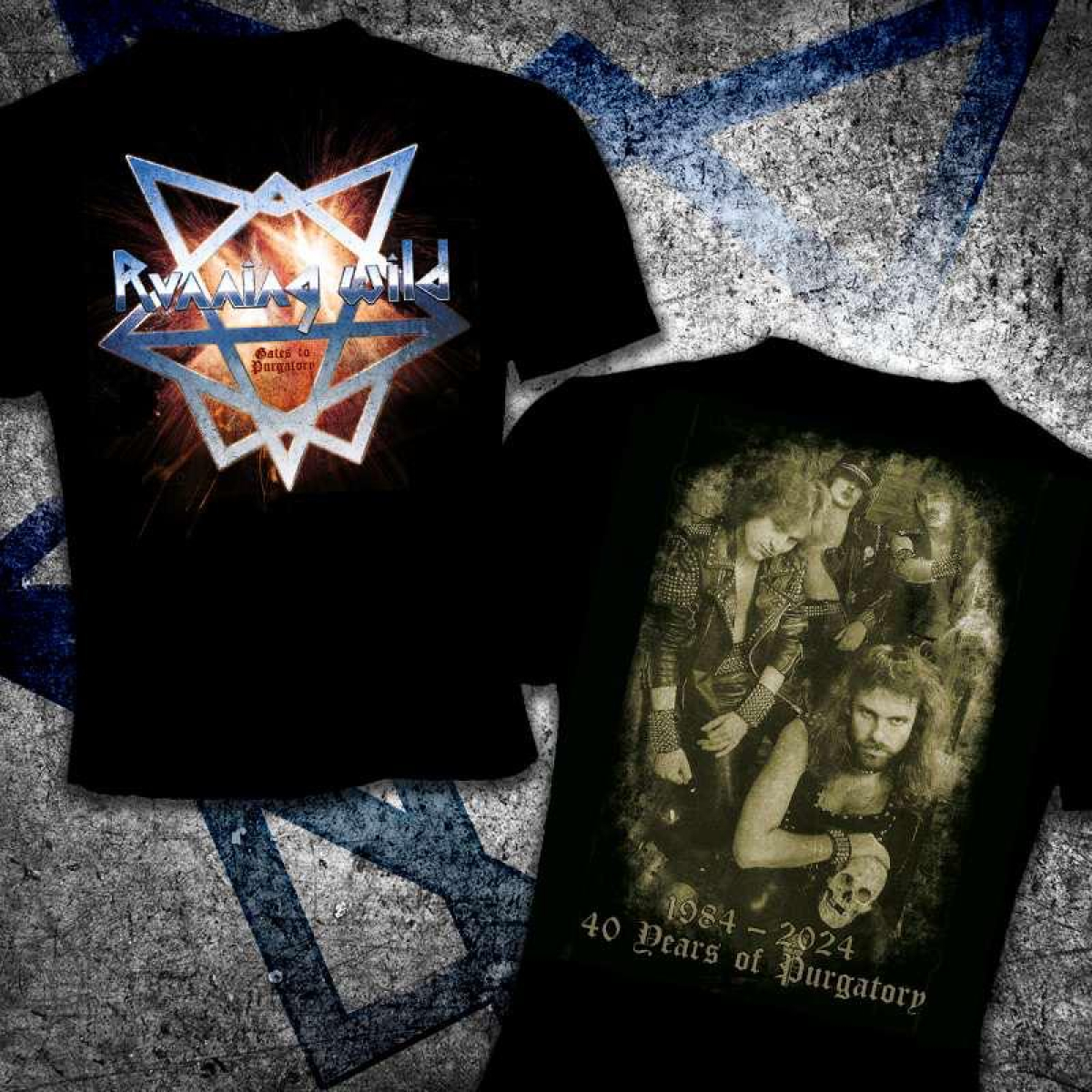 Running Wild 40 Years Gates of Purgatory T-Shirt