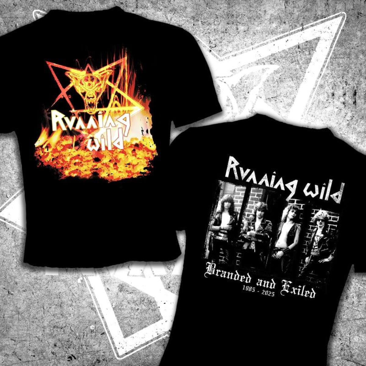 Running Wild " Branded and Exiled " T-Shirt