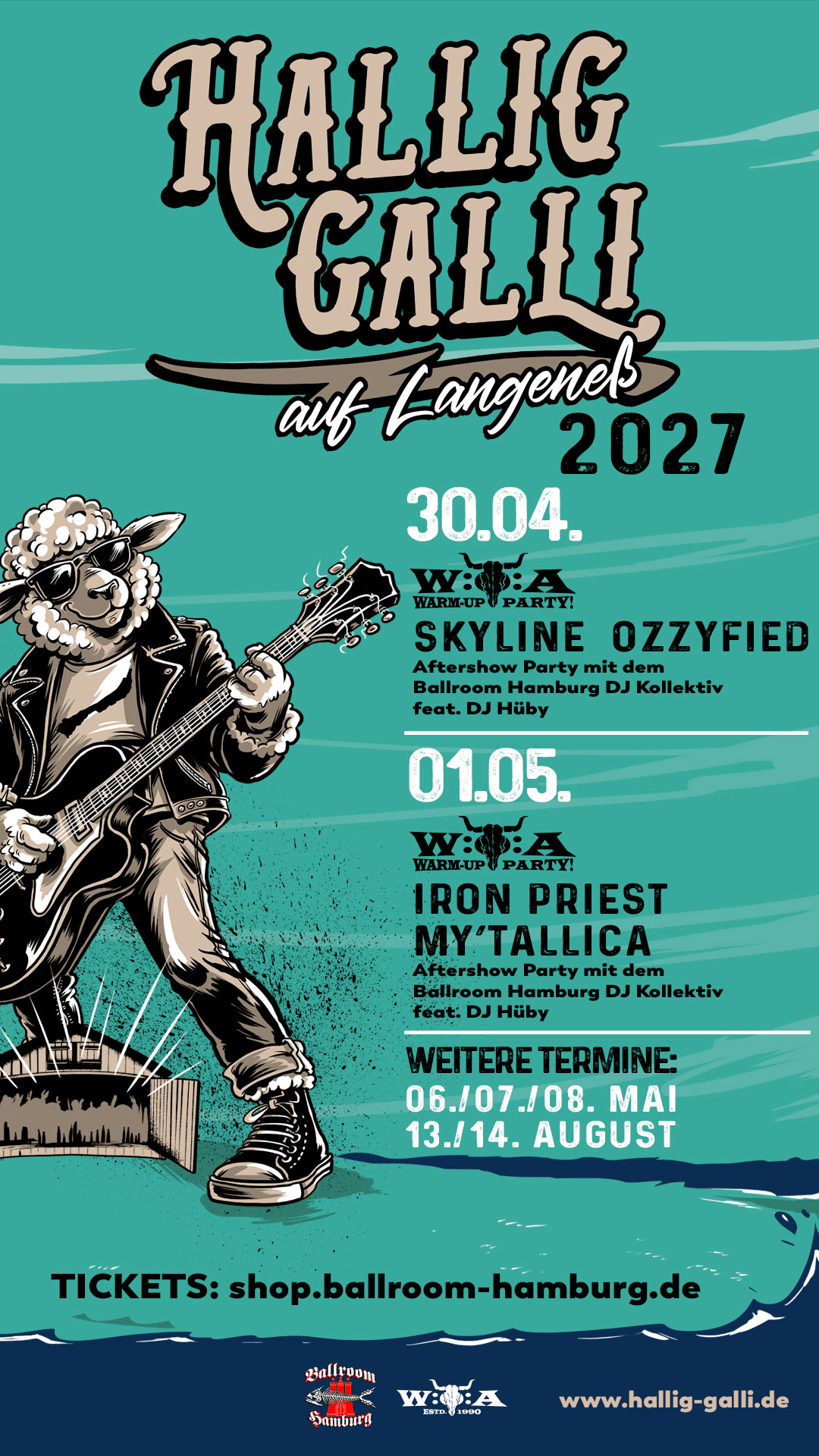 Piraten "Hallig Galli Kombi " Pass 30.04 & 01.05