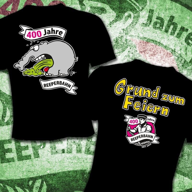 T-Shirt 400 Jahre Reeperbahn " Ottifant Edition"