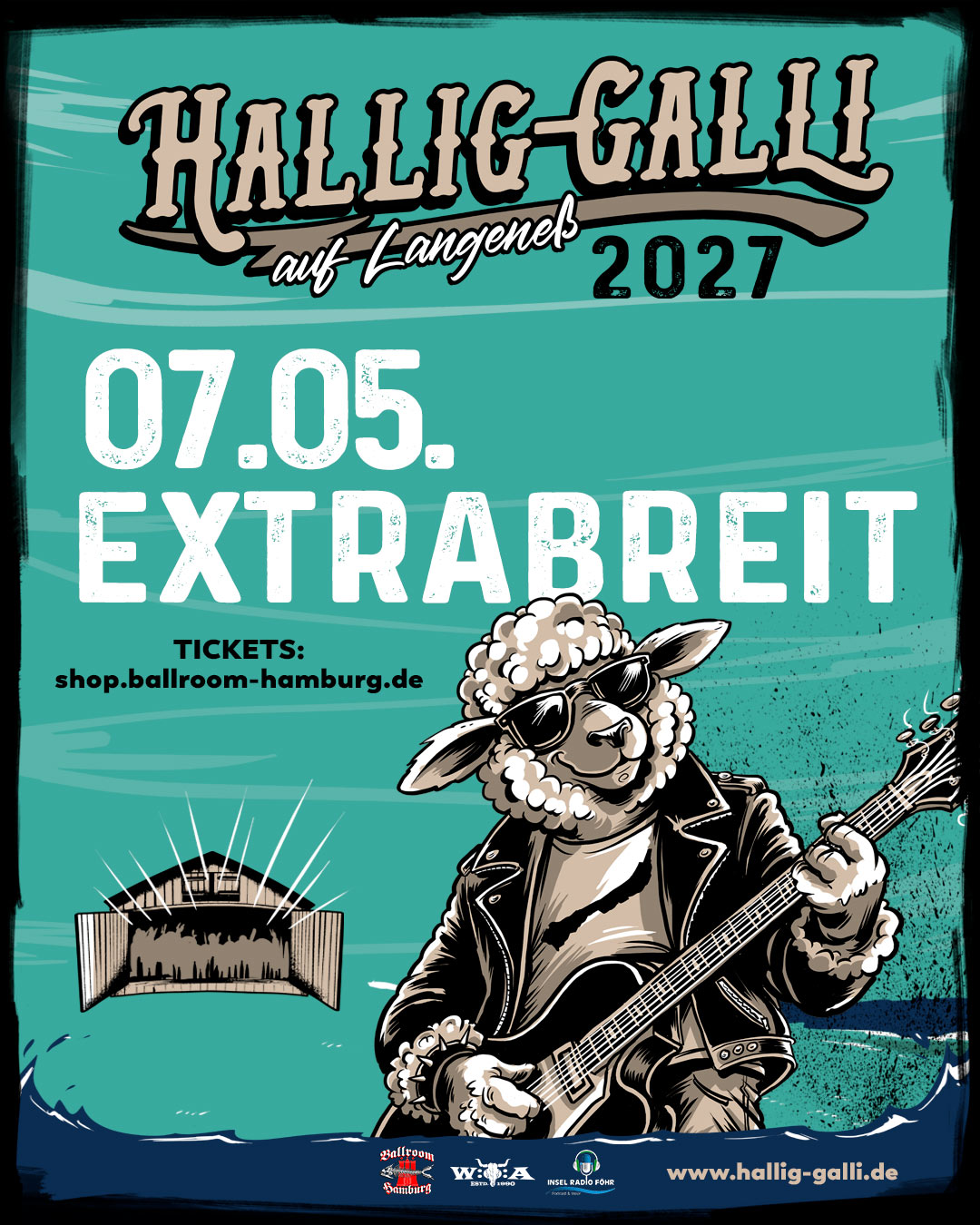 Piratenpass Hallig Galli mit Extrabreit