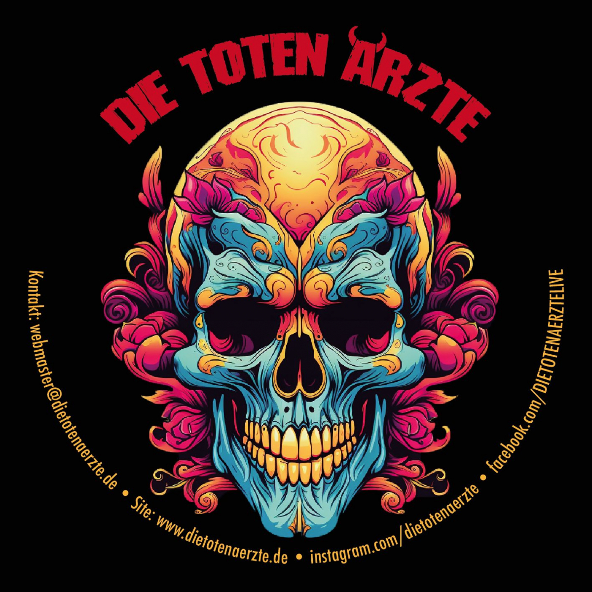 Die Toten Ärzte Aufkleber 12cm