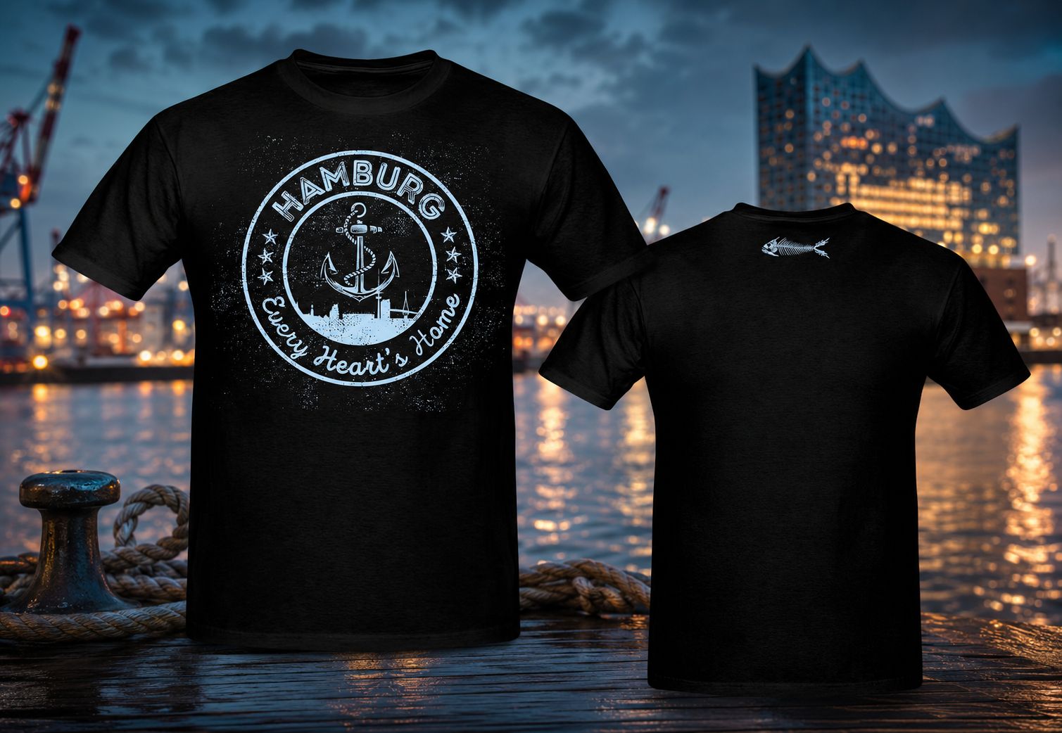 T-Shirt - Hamburg - every heart´s home