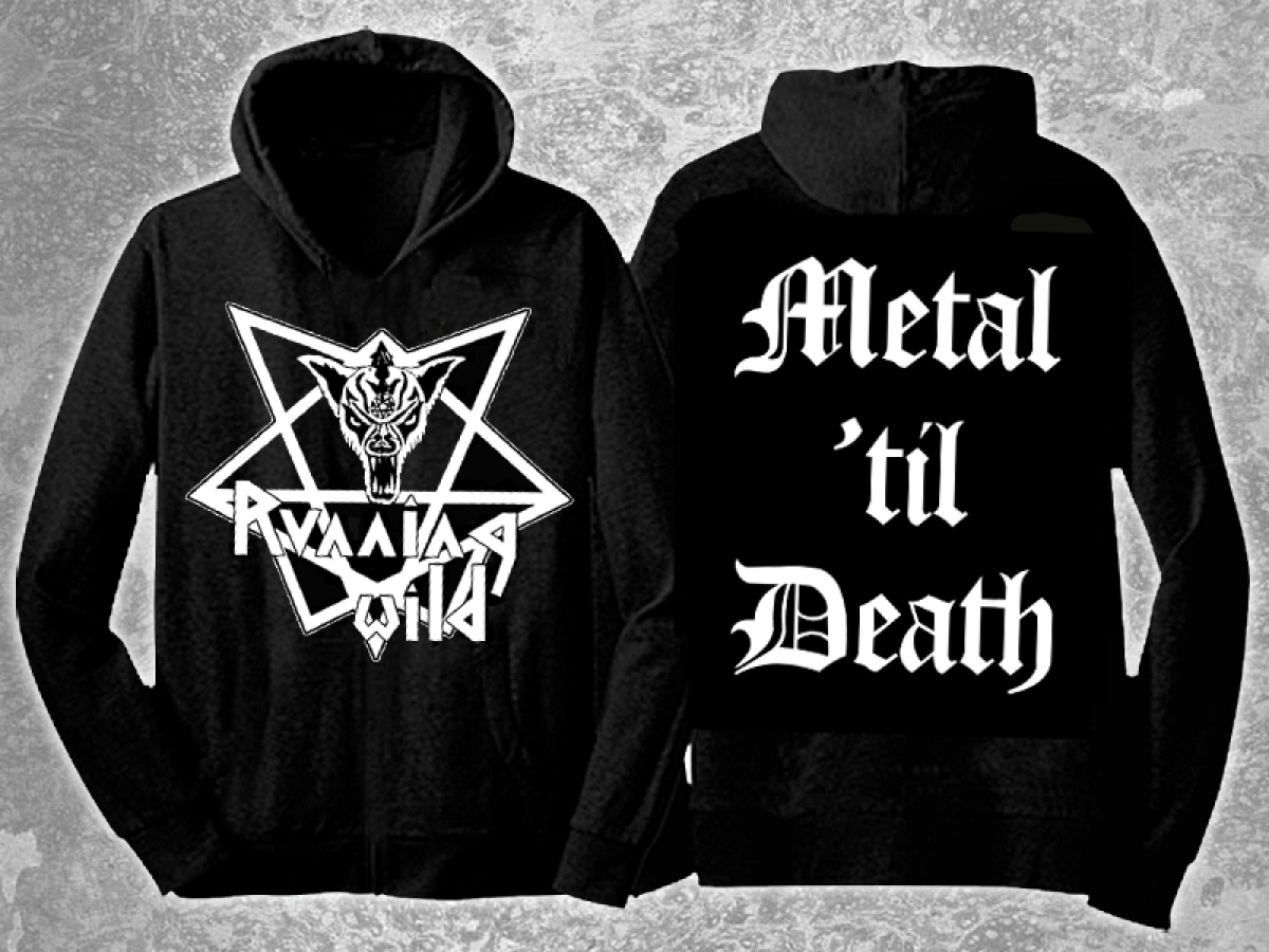 Running Wild Hoodie “METAL TIL`DEATH”