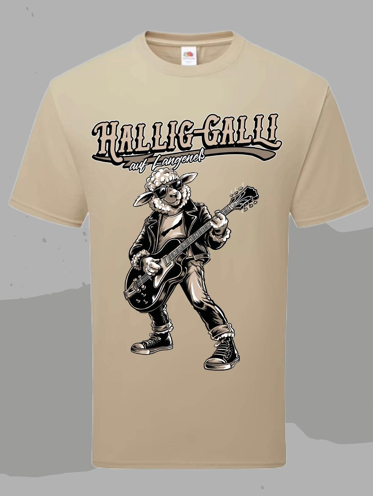 Hallig - Galli T-Shirt Schwarz / Creme-Beige