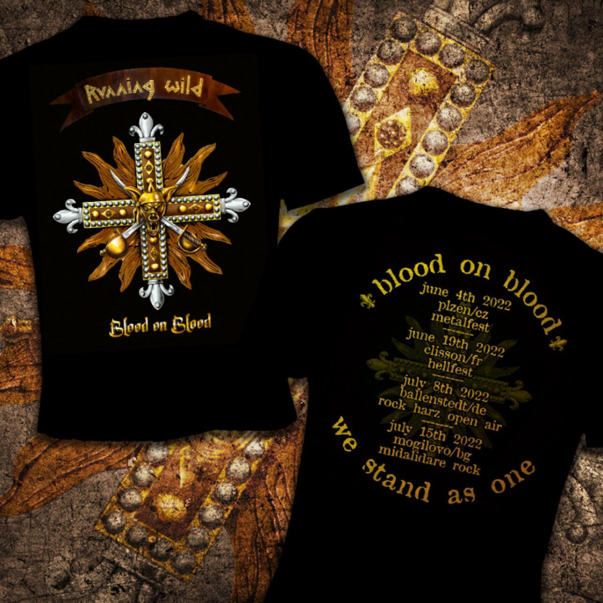 Running Wild – Blood on Blood Festival Tour 2022